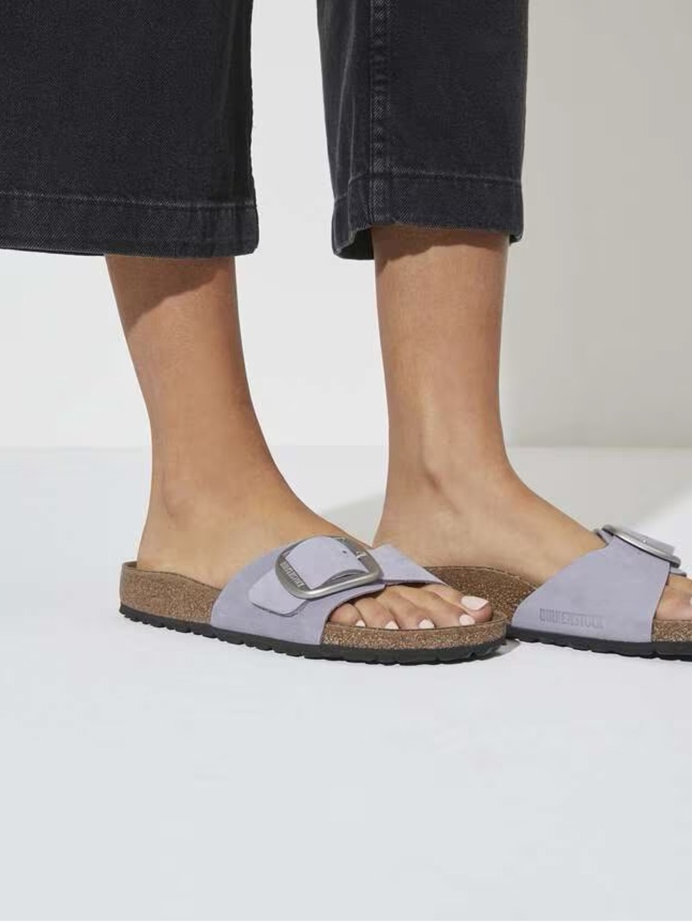 Birkenstock Madrid Big Buckle Yomo Lilac EU 37 Normal Regular Width